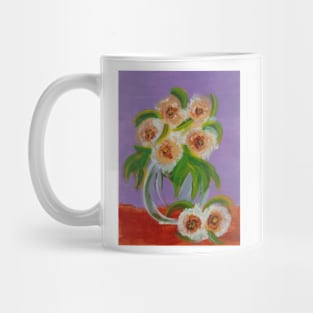 White Blossoms Mug